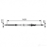 Трос ручника, стояночного тормоза BOSCH BC 907 1987482013 9RNHQ3 355083