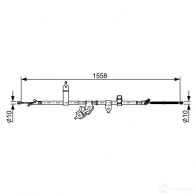 Трос ручника, стояночного тормоза BOSCH 0YO8EC 355522 1987482512 B C2512