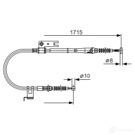 Трос ручника, стояночного тормоза BOSCH BC6 96 1987477916 C9JHD5 354002
