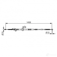 Трос ручника, стояночного тормоза BOSCH 1987482903 JH C55U Toyota RAV4