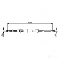 Трос ручника, стояночного тормоза BOSCH 353529 1987477335 B C239 GIRY9C