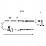 Трос ручника, стояночного тормоза BOSCH 355168 LETAWN BC9 92 1987482098