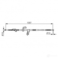 Трос ручника, стояночного тормоза BOSCH Toyota RAV4 1987482901 GCL MQ