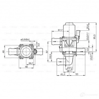 Клапан вентиляции картерных газов BOSCH 1147412207 1423096076 CM8 U6E 4047024714274 - Изображение 2