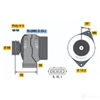 Подшипник привода генератора BOSCH 3165143411209 YEPN1E J 368275 f00m136244 - Изображение 5
