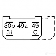 Реле поворотников, поворотов BOSCH 0335215147 17W ES 3165142737621 324371