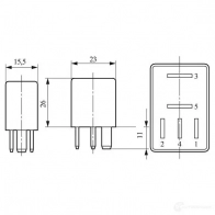 Реле поворотников, поворотов BOSCH 3165141805642 324062 0332207300 E5HEL QZ - Изображение 2