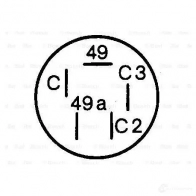 Реле поворотников, поворотов BOSCH 24LAX4L 0336208001 324434 33 045 - Изображение 2