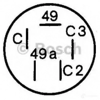 Реле поворотников, поворотов BOSCH 24LAX4L 0336208001 324434 33 045 - Изображение 5