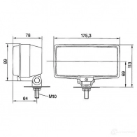 Противотуманная фара, противотуманка птф BOSCH 321571 0305601004 7QF2E Q6 3165141204247 - Изображение 3