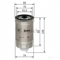 Топливный фильтр BOSCH 1457434106 74010 349424 N 4106 - Изображение 4