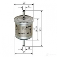 Топливный фильтр BOSCH UCC88L F 5901 0450905901 328973 - Изображение 6