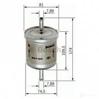 Топливный фильтр BOSCH F 5318 328964 71061 0450905318 - Изображение 4