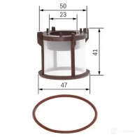 Топливный фильтр BOSCH 370421 N6YUN45 f026402133 N 2133 - Изображение 3