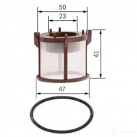 Топливный фильтр BOSCH 370423 N 2136 3F2J8BA f026402136 - Изображение 6