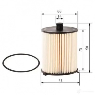 Топливный фильтр BOSCH 370446 N 2810 f026402810 E513ACM - Изображение 6