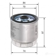 Топливный фильтр BOSCH OTB2O0V 349500 1457434443 N 4443 - Изображение 2