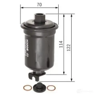 Топливный фильтр BOSCH B1QI8OC 337631 0986450604 F 0604 - Изображение 5