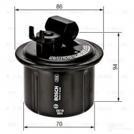 Топливный фильтр BOSCH F 0104 337589 0986450104 W8O26 - Изображение 7