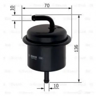 Топливный фильтр BOSCH F 5986 0450905986 W54G7M 329044 - Изображение 5