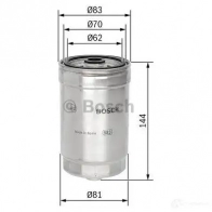 Топливный фильтр BOSCH B2UHS7 N 4314 349468 1457434314 - Изображение 5
