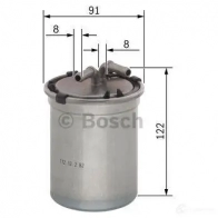 Топливный фильтр BOSCH 329091 XUFBLR 0450906464 N 6464 - Изображение 4