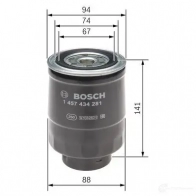 Топливный фильтр BOSCH 349456 1457434281 N 4281 QW2CO - Изображение 10