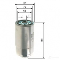 Топливный фильтр BOSCH RW64R 1193529793 N 2826 f026402826 - Изображение 5