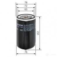 Топливный фильтр BOSCH N 2140 f026402140 370426 PKJFCR - Изображение 2