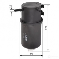 Топливный фильтр BOSCH VFORCFX N 2828 f026402828 370452 - Изображение 5