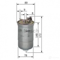 Топливный фильтр BOSCH N 6373 329063 0450906373 X36VY8H - Изображение 4