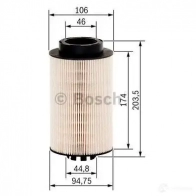 Топливный фильтр BOSCH 1457429655 0NSMGM 348834 N 9655 - Изображение 5