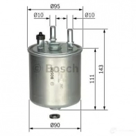 Топливный фильтр BOSCH N20 81 f026402081 370376 6UCE0G - Изображение 5