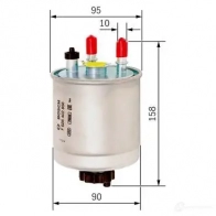 Топливный фильтр BOSCH 234JC N 2856 f026402856 370475 - Изображение 6