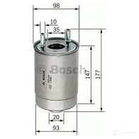 Топливный фильтр BOSCH f026402067 2ZHGDC N 2067 370363 - Изображение 4