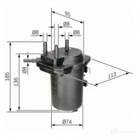 Топливный фильтр BOSCH 0450907014 N 7014 329110 Y7CNZ - Изображение 5