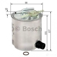 Топливный фильтр BOSCH WIKMX f026402108 N 2108 370400 - Изображение 3