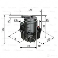 Топливный фильтр BOSCH T56X832 0450907016 329112 N 7016 - Изображение 6