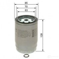 Топливный фильтр BOSCH 1437240723 f026402255 0 8YQU - Изображение 6