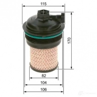 Топливный фильтр BOSCH 1437240717 9JI GZ f026402247 - Изображение 6