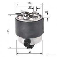 Топливный фильтр BOSCH 370415 N 2126 CFSUTJ f026402126 - Изображение 4