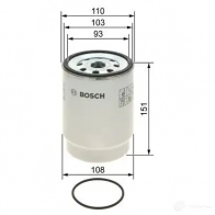 Топливный фильтр BOSCH f026402242 US5FO 7 1437240716 - Изображение 6