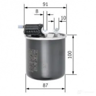 Топливный фильтр BOSCH 370465 XBGNKW f026402843 N 2843 - Изображение 6