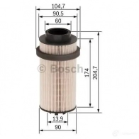 Топливный фильтр BOSCH f026402033 9AU31NI N 2033 370338 - Изображение 5