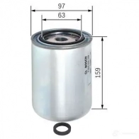 Топливный фильтр BOSCH 1437240718 ZHWWN 2L f026402129 - Изображение 4