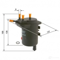 Топливный фильтр BOSCH 1437240804 09864b2023 LYGZ YJ - Изображение 6