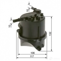 Топливный фильтр BOSCH 1437240814 X9 U8Z 09864b2006 - Изображение 6