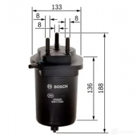 Топливный фильтр BOSCH Renault Megane (LM) 2 Седан 1.5 dCi (LM02. LM13. LM2A) 101 л.с. 2004 – 2010 N 6469 0450906469 G 93