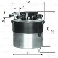 Топливный фильтр BOSCH VFZPPY f026402046 370349 N 2046 - Изображение 4