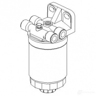 Топливный фильтр BOSCH 3165142598277 0450133176 Fiat Ducato (230) 1 Автобус 2.5 TD 4x4 116 л.с. 1994 – 2001 V 1VRJ